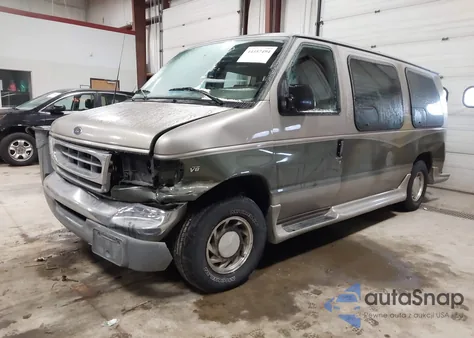 2002 Ford E-150 Commercial/Recreational z USA, uszkodzony, nr VIN 1FDRE14W72HA54411